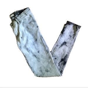 Levis 710 Super Skinny Grey Tie Dye Jeans